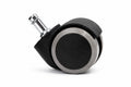 5x Black Soft Castors / Office Chair Wheels