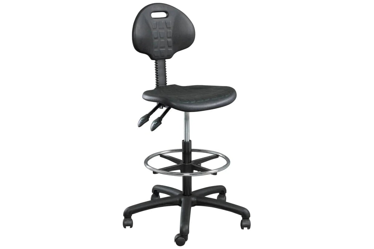 Heavy Duty Lab Chair - Drafting Chair - AFRDI Approved - 10 Year Warranty Jasonl nylon castors 