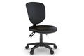 Plover Ergonomic Synthetic Leather Office Chair Jasonl black no arms 