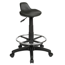 Uplifting Sit Stand Drafting Stool with Lip Uplifting black castor 