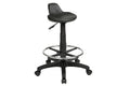 Uplifting Sit Stand Drafting Stool with Lip Uplifting black castor 